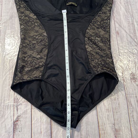 Inspirations by Maidenform Be Chic - Bottom Clasp Black Lingerie - XL - Picture 6 of 7